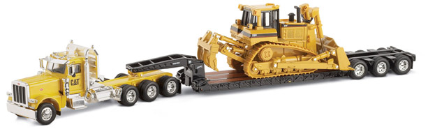 Norscot Pete 389 with Trailing Lowboy and Cat D8R