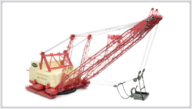 Big MUSKIE walking dragline Big MUSKIE walking dragline